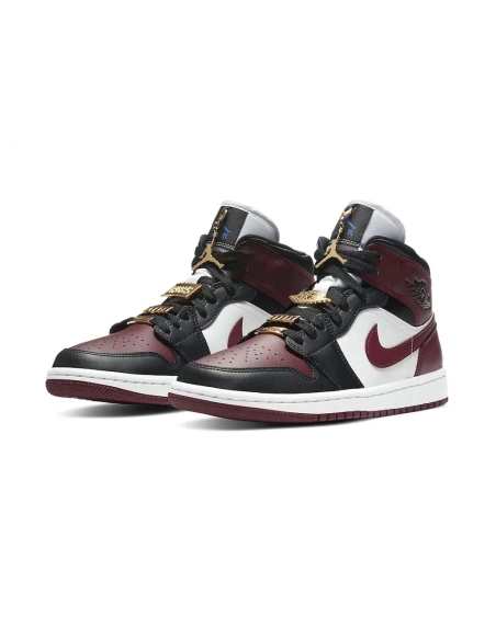 Wmns Air Jordan 1 Mid SE Gold Pendants,AIR JORDAN 1 MID,Air Jordan,CZ4385-016