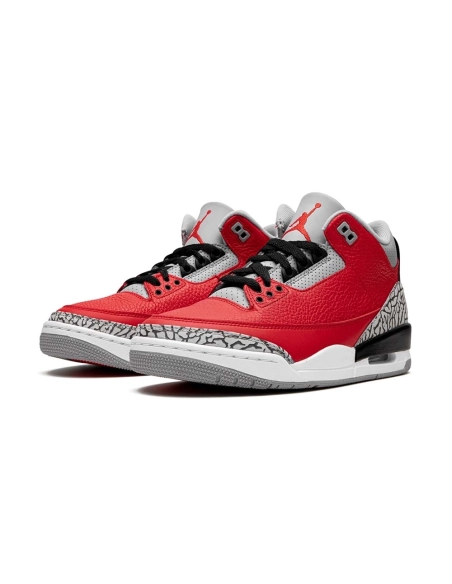 JORDAN AIR JORDAN 3 RETRO RED CEMENT UNITE,AIR JORDAN 3,Air Jordan,CK5692-600