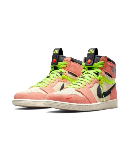 Air Jordan 1 High Switch Pink Volt,AIR JORDAN 1 HIGH,Air Jordan,CW6576-800