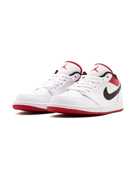 AIR JORDAN 1 LOW White University Red Black,AIR JORDAN 1 LOW,Air Jordan,553558-118