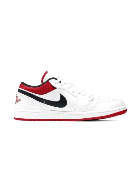 AIR JORDAN 1 LOW White University Red Black,AIR JORDAN 1 LOW,Air Jordan,553558-118