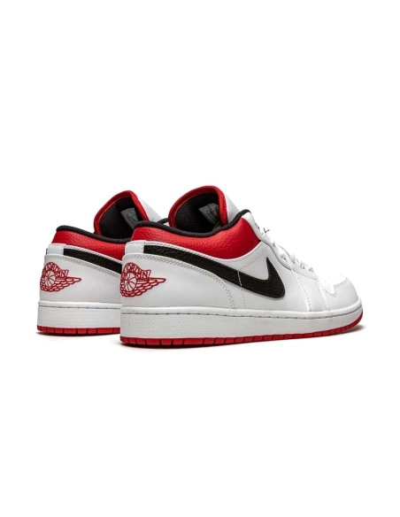 AIR JORDAN 1 LOW White University Red Black,AIR JORDAN 1 LOW,Air Jordan,553558-118