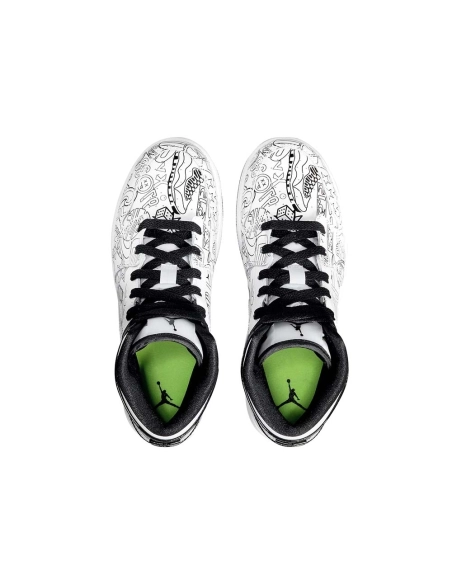 Air Jordan 1 Mid GS DIY,AIR JORDAN 1 MID,Air Jordan,DC4099-100