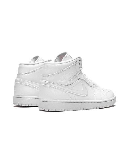 Air Jordan 1 Mid Triple White,AIR JORDAN 1 MID,Air Jordan,554724-129