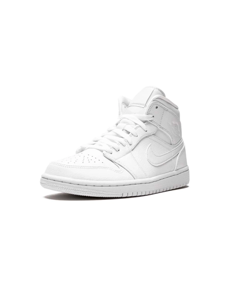 Air Jordan 1 Mid Triple White,AIR JORDAN 1 MID,Air Jordan,554724-129