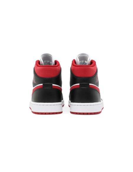 Jordan 1 Mid Gym Red Black White,AIR JORDAN 1 MID,Air Jordan,554724-122