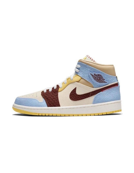 Maison Chateau Rouge x Air Jordan 1 Mid SE Fearless,AIR JORDAN 1 MID,Air Jordan,CU2803-200