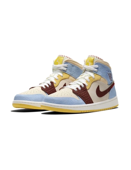 Maison Chateau Rouge x Air Jordan 1 Mid SE Fearless,AIR JORDAN 1 MID,Air Jordan,CU2803-200