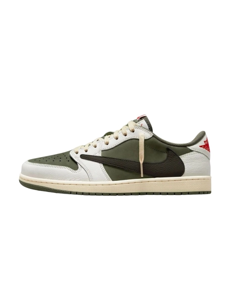 Air Jordan 1 Retro Low OG SP x Travis Scott Medium Olive DM7866-200,AIR JORDAN 1 LOW,Air Jordan,DM7866-200
