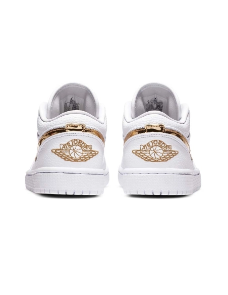 Air Jordan 1 Retro Low WMNS White Metallic Gold,AIR JORDAN 1 LOW,Air Jordan,CZ4776-100