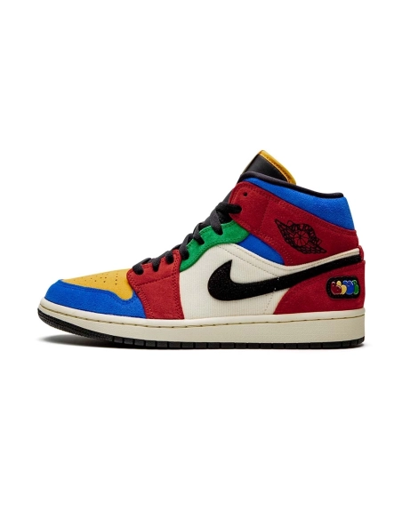 Air Jordan 1 Mid Blue The Great Fearless,AIR JORDAN 1 MID,Air Jordan,CU2805-100