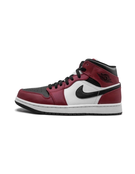 Air Jordan 1 Mid Chicago Black Toe,AIR JORDAN 1 MID,Air Jordan,554724-069