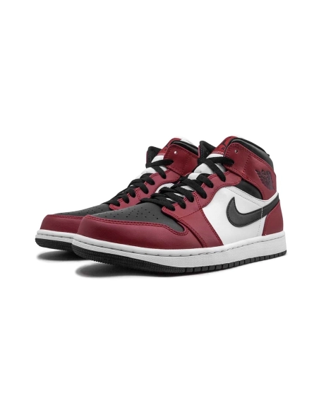 Air Jordan 1 Mid Chicago Black Toe,AIR JORDAN 1 MID,Air Jordan,554724-069