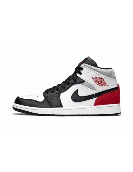 Air Jordan 1 Mid SE Red Black Toe,AIR JORDAN 1 MID,Air Jordan,852542-100