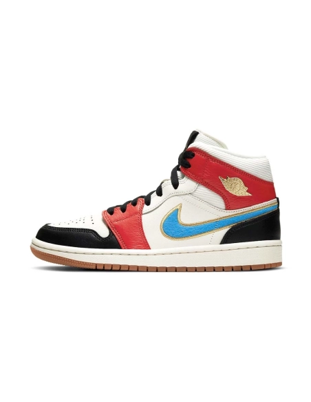 WMNS Air Jordan 1 Mid Familia DC1426 100,AIR JORDAN 1 MID,Air Jordan,DC1426-100