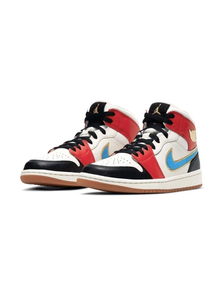 WMNS Air Jordan 1 Mid Familia DC1426 100,AIR JORDAN 1 MID,Air Jordan,DC1426-100
