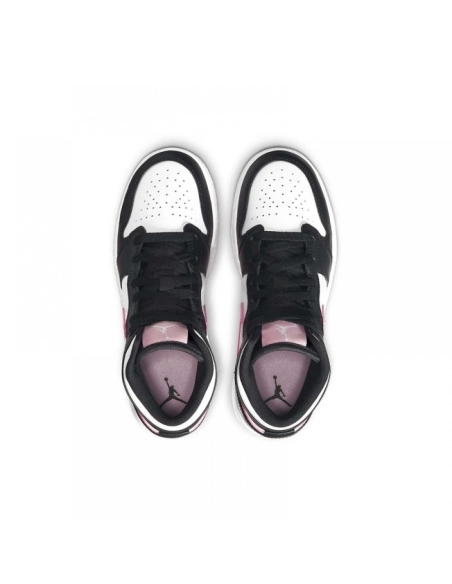 AIR JORDAN 1 MID GS WHITE LIGHT ARCTIC PINK,AIR JORDAN 1 MID,Air Jordan,555112-103
