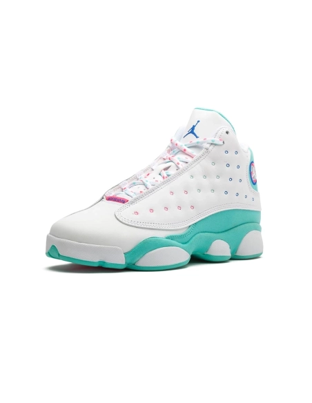 Jordan Air Jordan 13 GS Aurora Green,AIR JORDAN 13,Air Jordan,439358-100