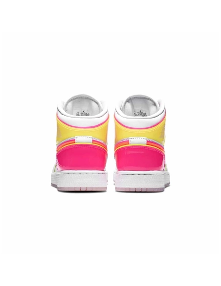 Jordan Air Jordan 1 Mid GS Edge Glow,AIR JORDAN 1 MID,Air Jordan,CV4611-100