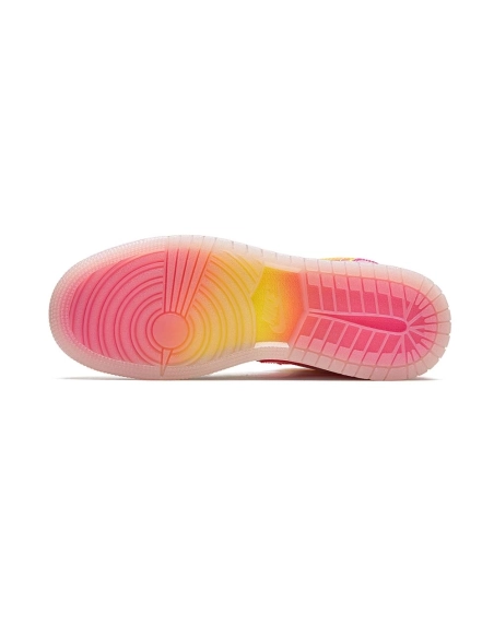 Jordan Air Jordan 1 Mid GS Edge Glow,AIR JORDAN 1 MID,Air Jordan,CV4611-100