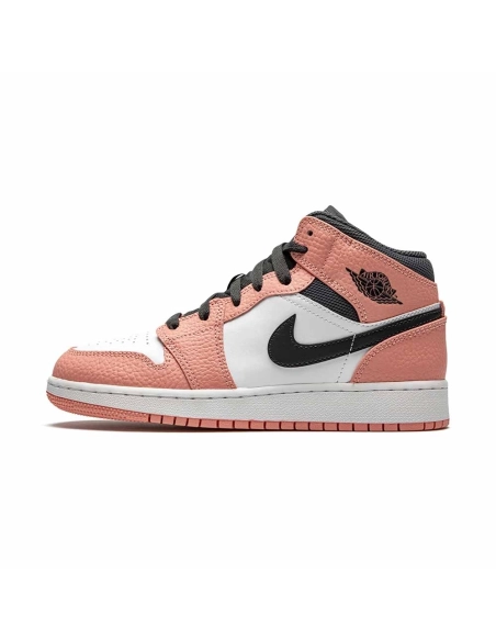Jordan Air Jordan 1 Mid GS Pink Quartz,AIR JORDAN 1 MID,Air Jordan,555112-603