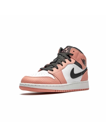 Jordan Air Jordan 1 Mid GS Pink Quartz,AIR JORDAN 1 MID,Air Jordan,555112-603
