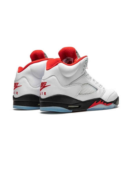 Youth Air Jordan 5 Retro GS Fire Red Silver Tongue,AIR JORDAN 5,Air Jordan,440888-102
