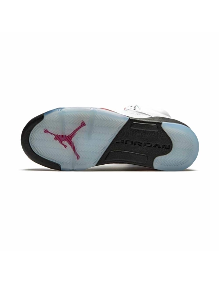Youth Air Jordan 5 Retro GS Fire Red Silver Tongue,AIR JORDAN 5,Air Jordan,440888-102