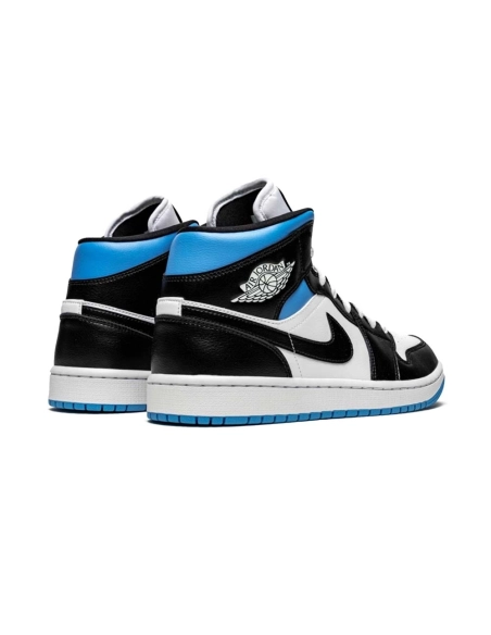 Jordan 1 Mid University Black White (W),AIR JORDAN 1 MID,Air Jordan,BQ6472-102