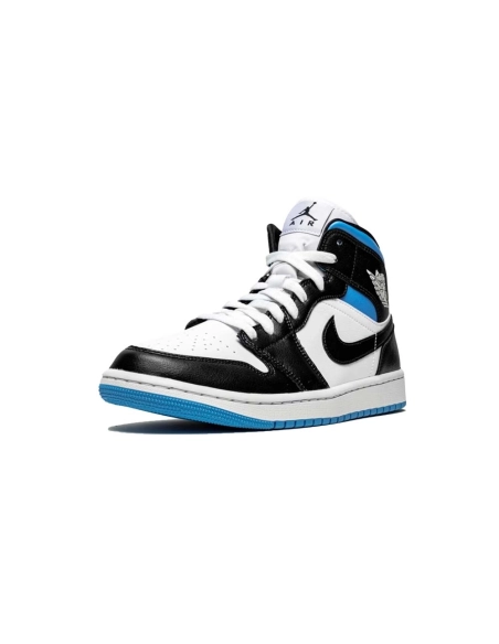 Jordan 1 Mid University Black White (W),AIR JORDAN 1 MID,Air Jordan,BQ6472-102