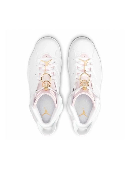 Wmns Air Jordan 6 Retro Gold Hoops,AIR JORDAN 6,Air Jordan,DH9696-100