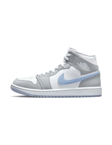 Air Jordan 1 Mid WMNS Wolf Grey Aluminum,AIR JORDAN 1 MID,Air Jordan,BQ6472-105