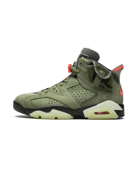 Travis Scott x Air Jordan 6 Retro Olive,AIR JORDAN 6,Air Jordan,CN1084-200