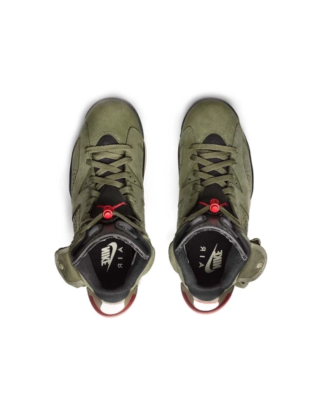 Travis Scott x Air Jordan 6 Retro Olive,AIR JORDAN 6,Air Jordan,CN1084-200