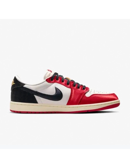 Air Jordan 1 Low OG x Trophy Room Sail and Varsity Red,AIR JORDAN 1 LOW,Air Jordan,FN0432-100