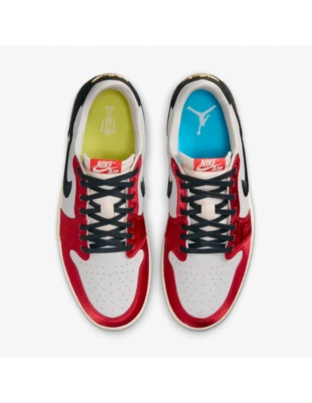 Air Jordan 1 Low OG x Trophy Room Sail and Varsity Red,AIR JORDAN 1 LOW,Air Jordan,FN0432-100