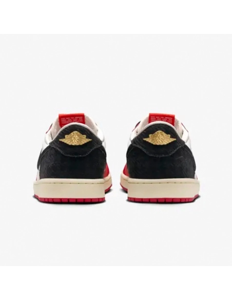Air Jordan 1 Low OG x Trophy Room Sail and Varsity Red,AIR JORDAN 1 LOW,Air Jordan,FN0432-100