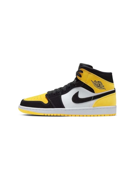 Air Jordan 1 Mid Yellow Toe Black,AIR JORDAN 1 MID,Air Jordan,852542-071
