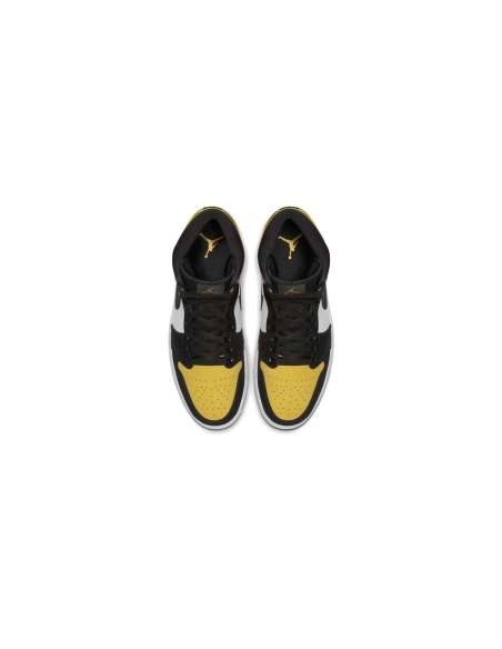 Air Jordan 1 Mid Yellow Toe Black,AIR JORDAN 1 MID,Air Jordan,852542-071