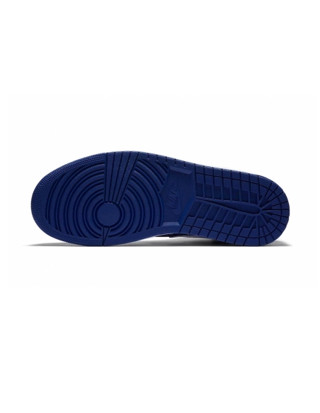 Jordan Air Jordan 1 Mid White Deep Royal Blue,AIR JORDAN 1 MID,Air Jordan,554724-131