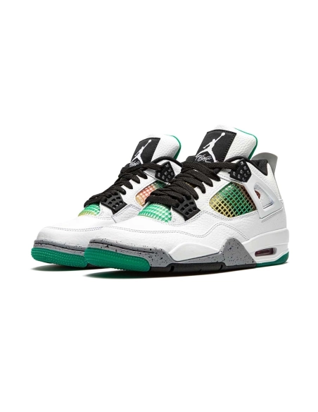 Jordan Air Jordan 4 Retro WMNS Rasta Lucid Green,AIR JORDAN 4,Air Jordan,AQ9129-100