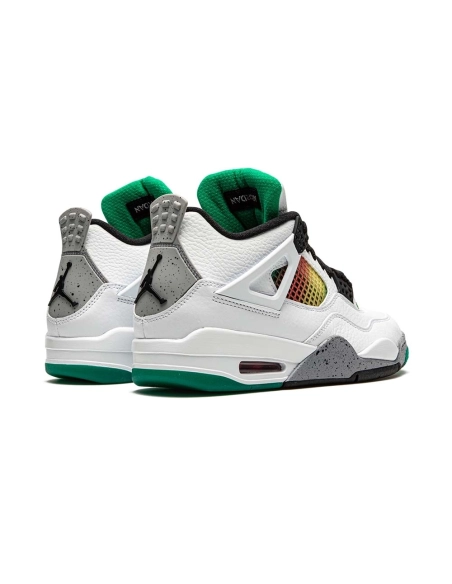 Jordan Air Jordan 4 Retro WMNS Rasta Lucid Green,AIR JORDAN 4,Air Jordan,AQ9129-100