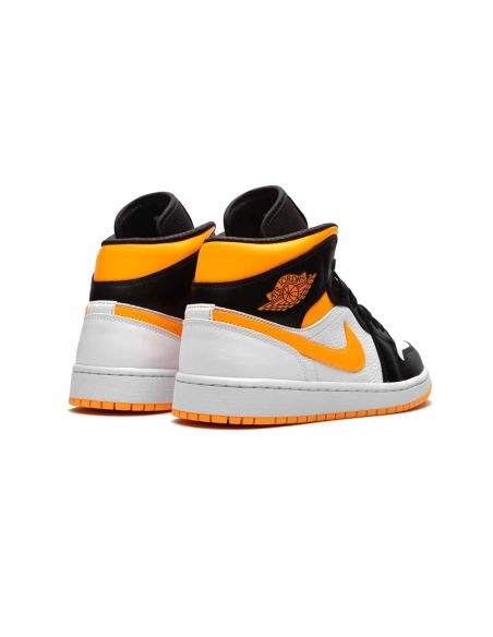 Jordan WMNS Air Jordan 1 Mid SE Orange Black,AIR JORDAN 1 MID,Air Jordan,CV5276-107