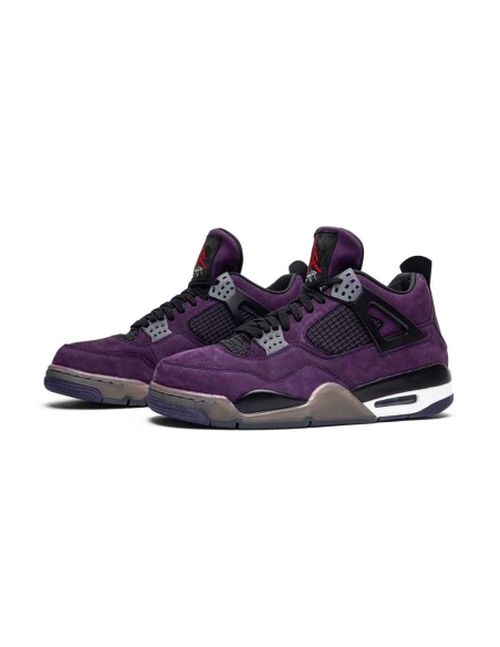 AIR JORDAN 4 X TRAVIS SCOTT PURPLE SUEDE,AIR JORDAN 4,Air Jordan,308497-501