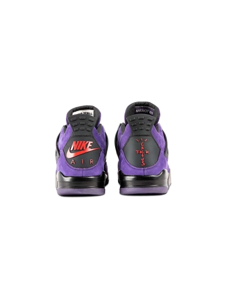 Travis Scott x Air Jordan 4 Retro Purple Suede Black Midsole,AIR JORDAN 4,Air Jordan,766296-LN4